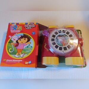 Dora the Explorer View-Master 3D Viewer Binoculars - 2003 Fisher Price - New